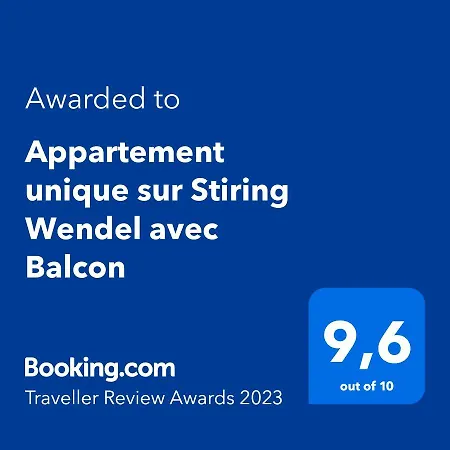 Apartment Unique Sur Wendel Avec Balcon Stiring-Wendel